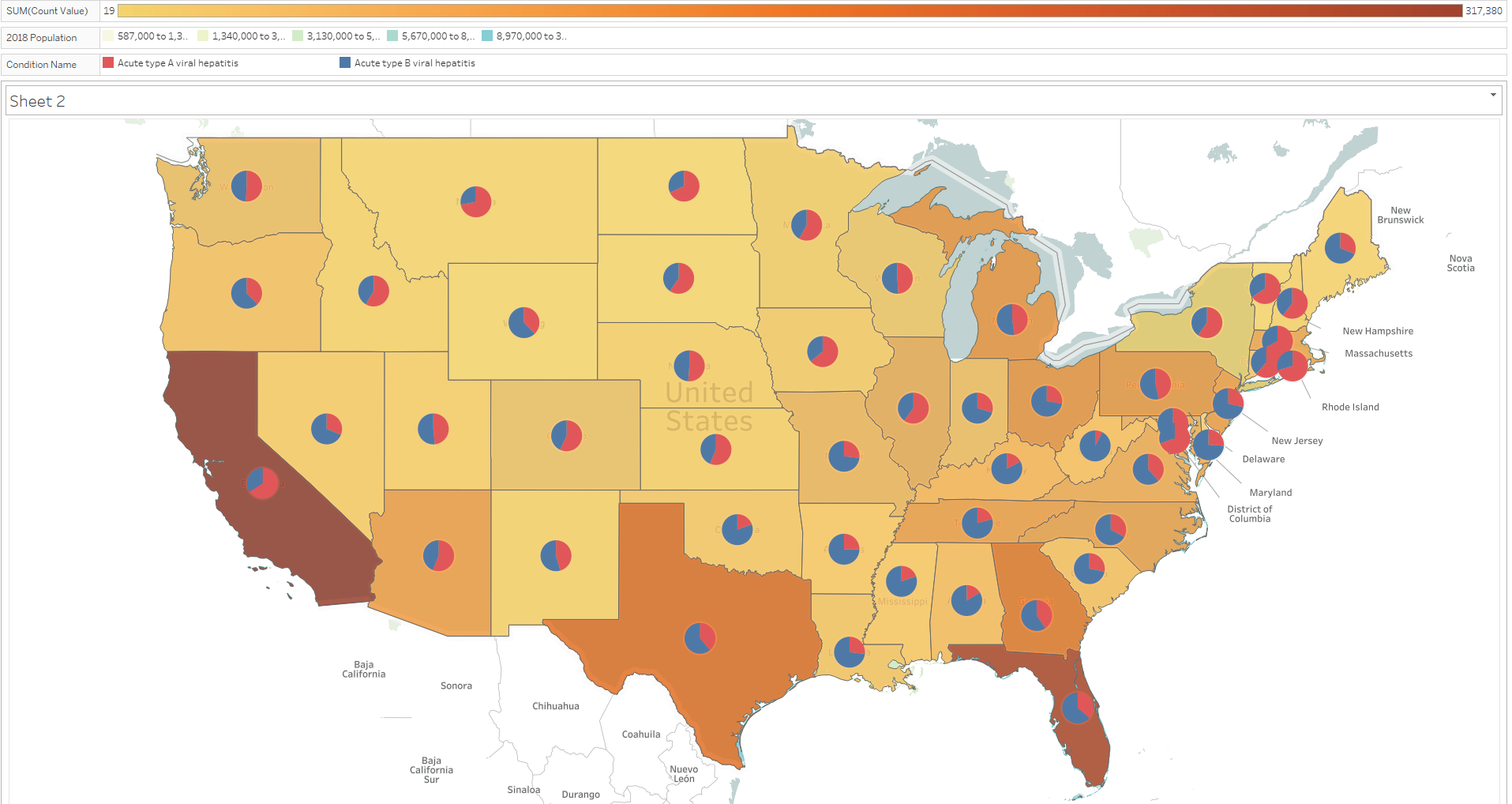 Tableau Pie Chart On Map